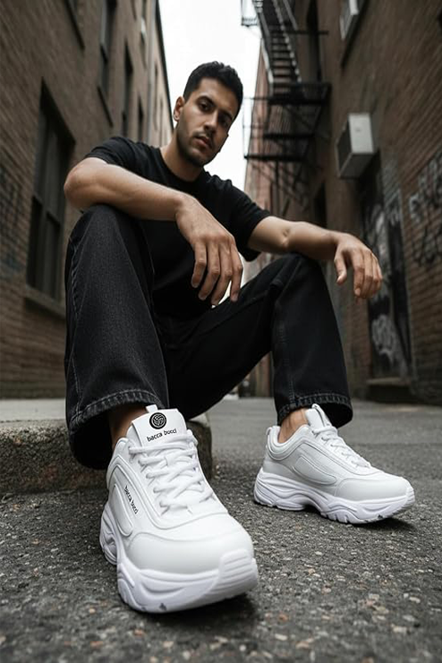 Bacca Bucci Afterburn Disruptor Sneakers for men with lace-up design and Phylon-EVA rubber sole