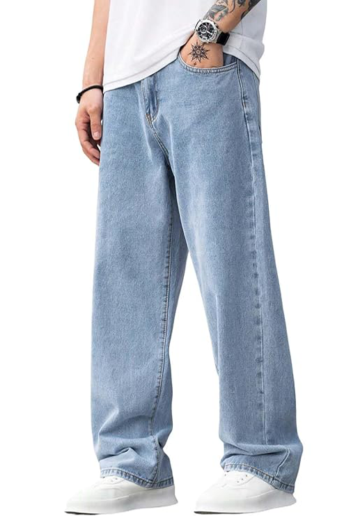 KOTTY Men's Regular Fit Jeans in mid-rise cotton blend